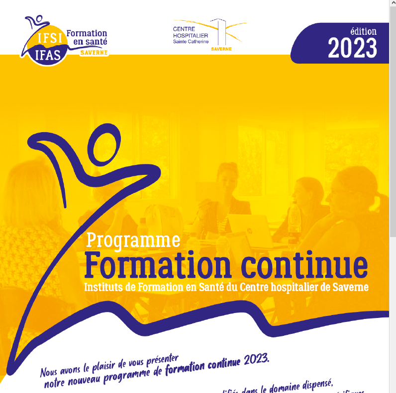 Le Programme De Formation Continue Est Disponible Ifsi Ifas